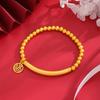 Fu Brand Elbow Half Bracelet Fu Character Bead Bracelet Women's Auspicious Bracelet