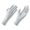 Women’s Long Ice Silk Summer Gloves, UV Protection Anti-Slip Gloves, Touchscreen Breathable Gloves for Outdoor Cycling Driving Activities