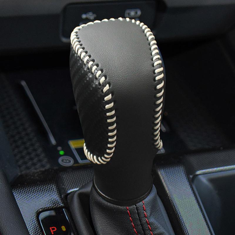 Gear Shift Collars For Honda Accord CR-V Civic XR-V PIRE HR -V Fit Carbon Fiber Leather Available In Multiple Colors