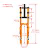 Shoulder Quick Release 100x15 110x15 Air Fork 26/27.5/29 Inch Mountain Bike Pneumatic Suspension Lock Front Fork