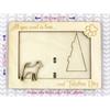 Taiwan Dog, Formosan Mountain Dog - Photo frame, engraved wooden frame, a lovely gadget for the dog lover by Art-Dog