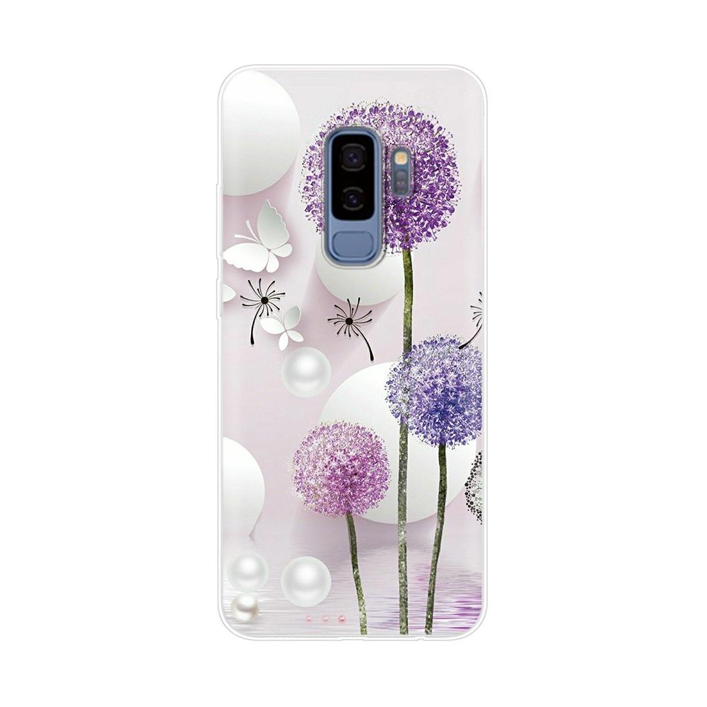 For Samsung Galaxy S9 Plus Phone Case Pretty Butterfly Pattern Soft Slim TPU Clear Silicone Cover For Samsung Galaxy S9 S9+ S 9