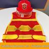Kids' Firefighter Backpack Water Gun Toy Set with Sprinkler & Fire Extinguisher