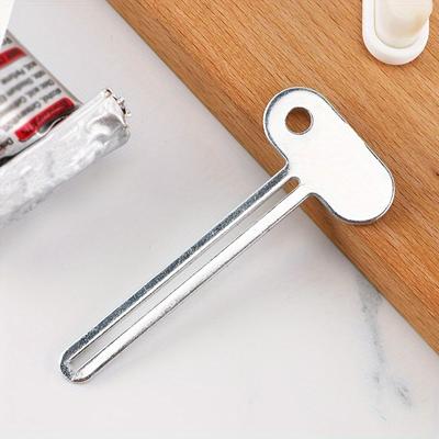 Cast Iron Toothpaste Squeezer - 100% Metal Manual Dispenser & Tube Wringer for Bathroom, No-Spill Design & No Power Needed