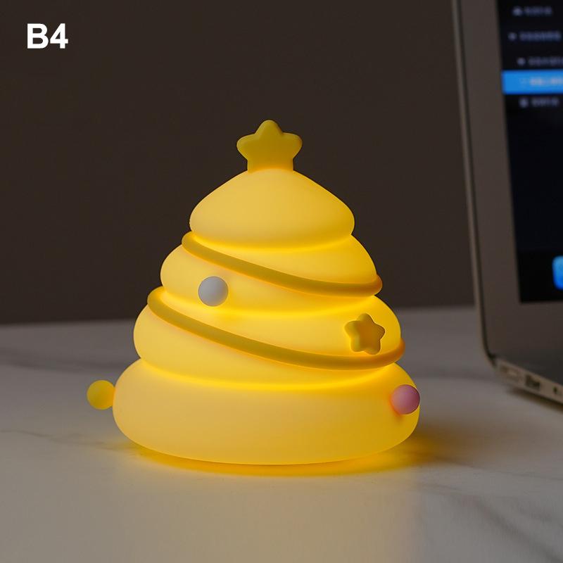 Cute Panda Sheep Rabbit Silicone Night Light USB Rechargeable Touch Dimmable Lamp for Kids Children Holiday Birthday Gift