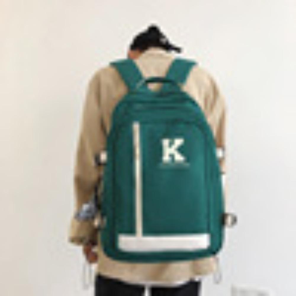 schoolbag male college student ins trendy brand, campus backpack male backpack female Korean version simple and versatile travel computer bag