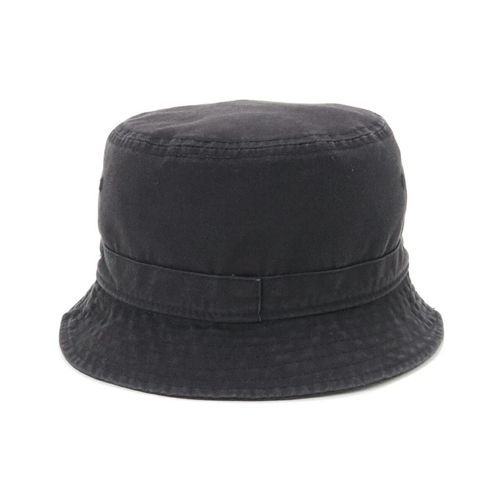 [New Era] Bucket Hat, Washed Cotton, Black, SM, BUCKET-02 WC BLACK 25J