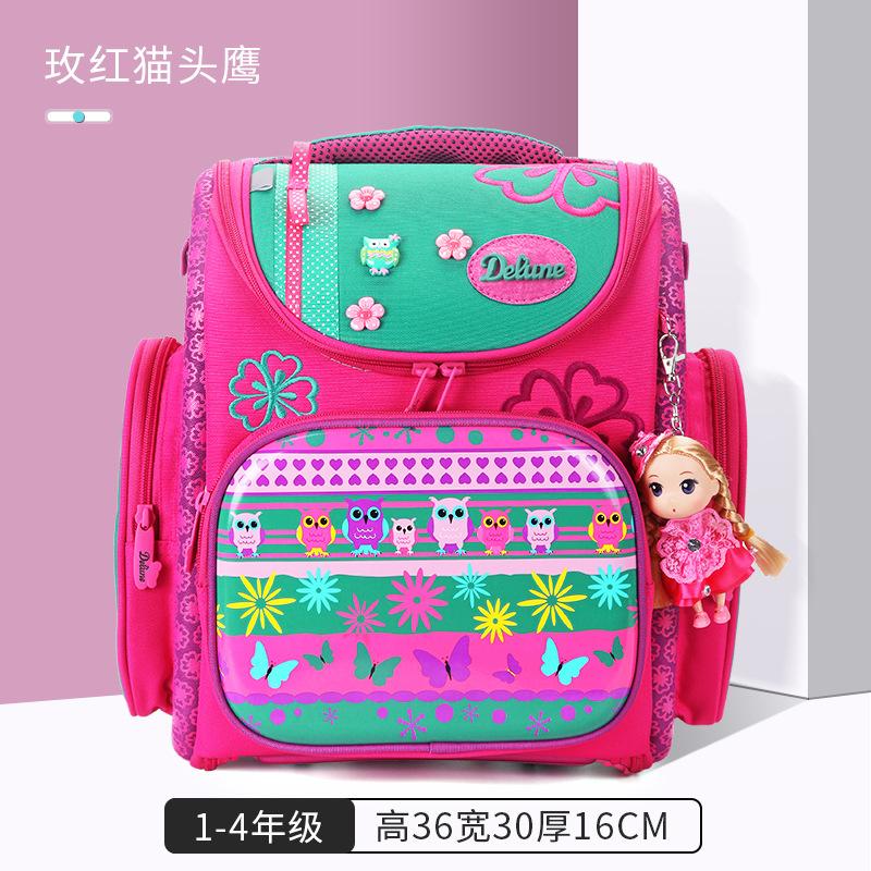 Детские школьные ранцы Мужские и женские рюкзаки для снижения нагрузки для учащихся — фото 9