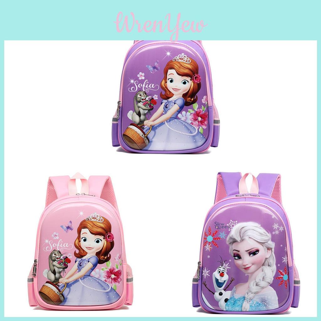 Kuromi Melody Spider Man Elsa Kids Backpack With Breathable Air Cushion Straps For School Girls