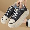 Unisx Shoes Versatile New Fashion Trend Platform Shoes Lace-up Casual Shoes Inner Height Increase Not Tired Feet Single Shoes