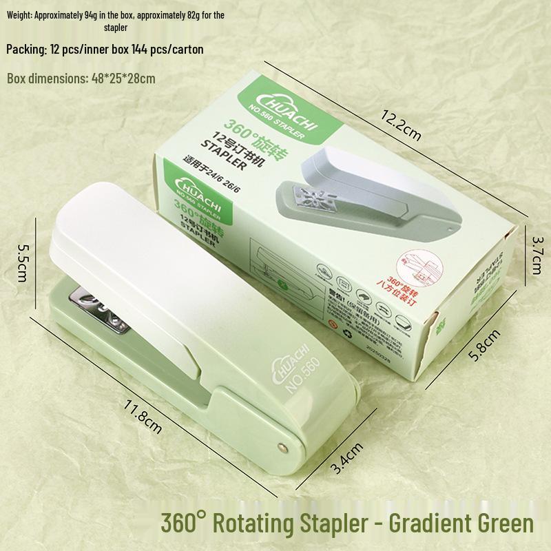 

Large 360° Rotating Portable Stapler for Office Use