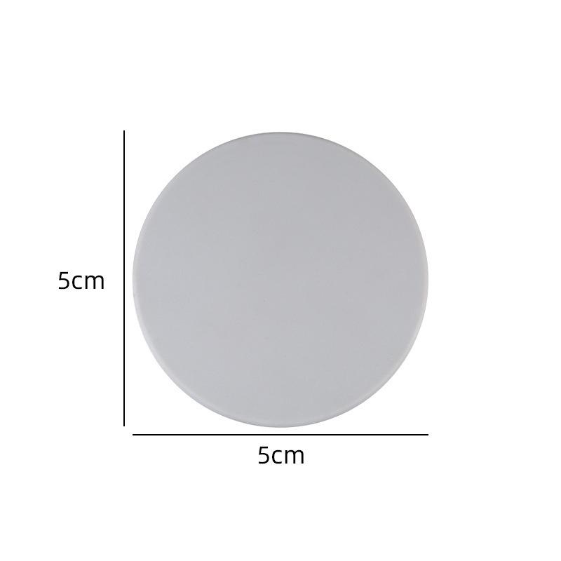 Silicone world Door Stoppers Wall Protection Safety Shock Absorber Door Handle Bumpers Self Adhesive Round SquareWall Protectors