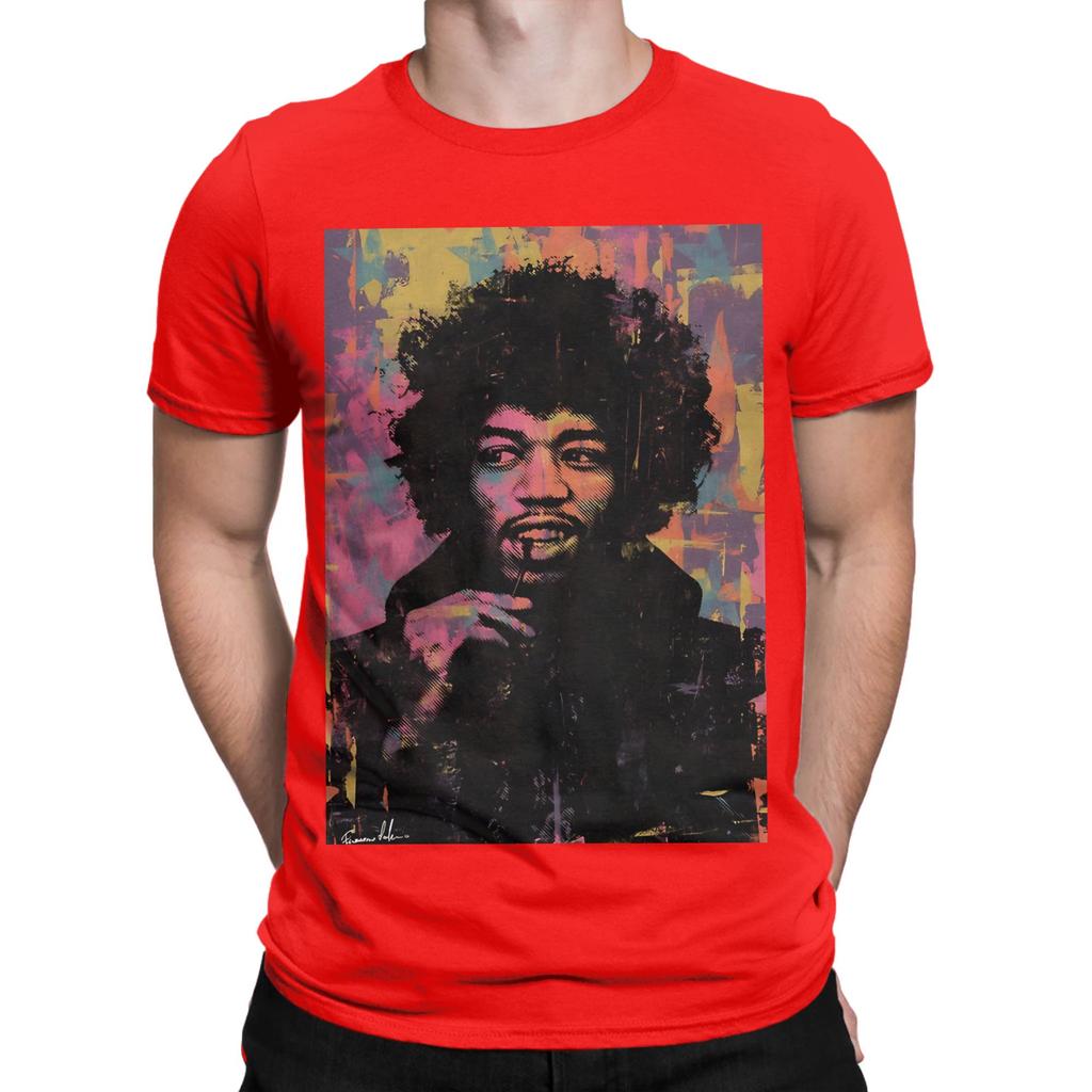 Jimi H Classic Novelty Graphic 100 Cotton Tshirt Jimi Rocker Hendrixs Tees Tops For Unisex