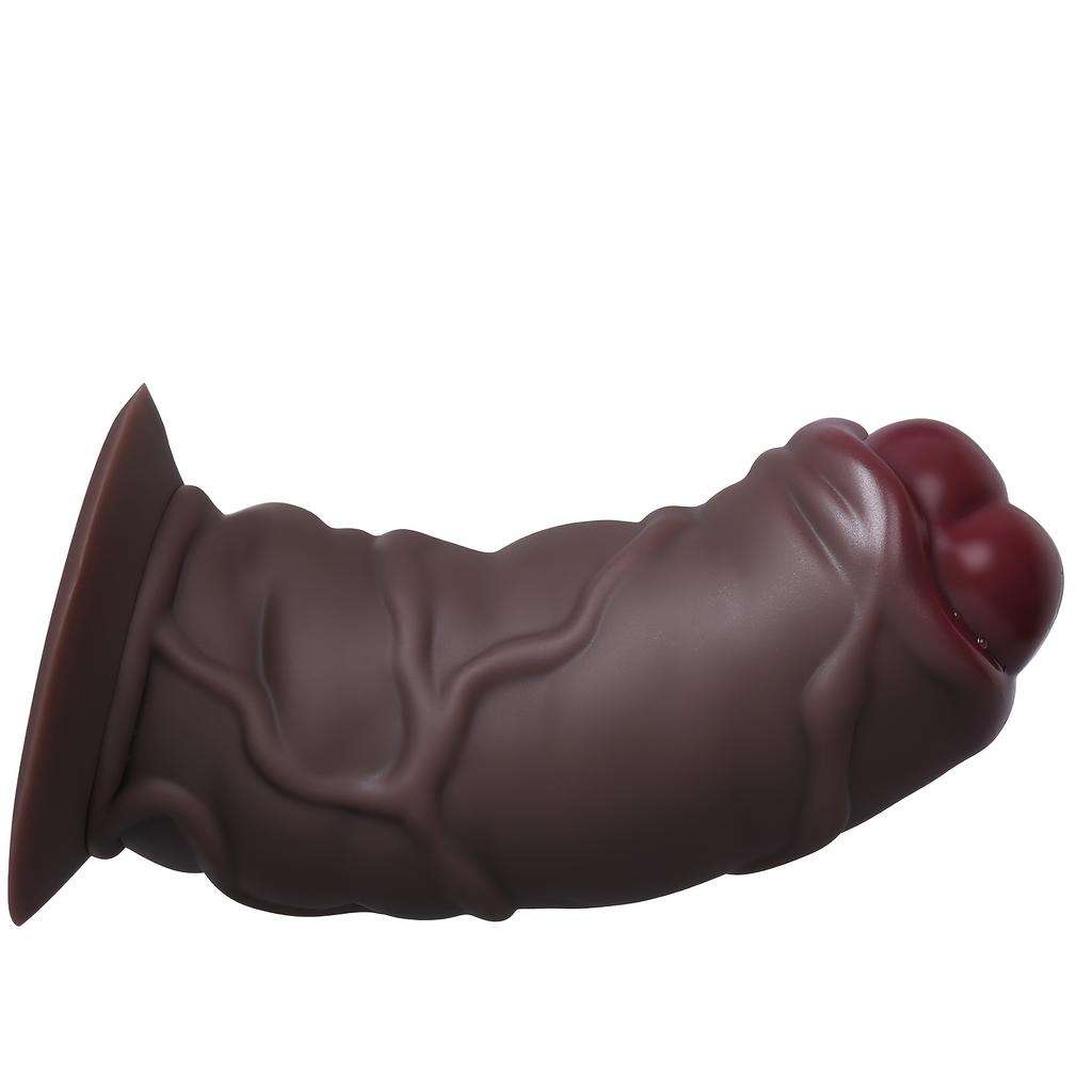 Realistic Large Thick Silicone Dildo, Powerful Muscle Texture Design, Soft Flexible Penis Toy with Special Head, Prostate Massager & G-Spot Adult Toy