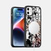 Anime Black C-Clover Phone Case Magnetic Case For IPhone 16 14 13 12 11 15 Pro Max Plus For Magsafe Wireless Charge Cover
