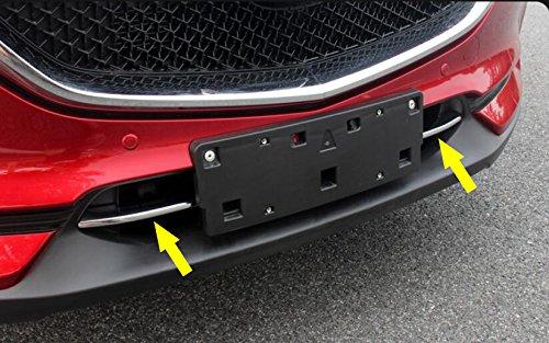 RUIQ Chrome Front Bumper Grille Garnish for the New Mazda CX-5 KF Series. Designed specifically for the Mazda CX-5.