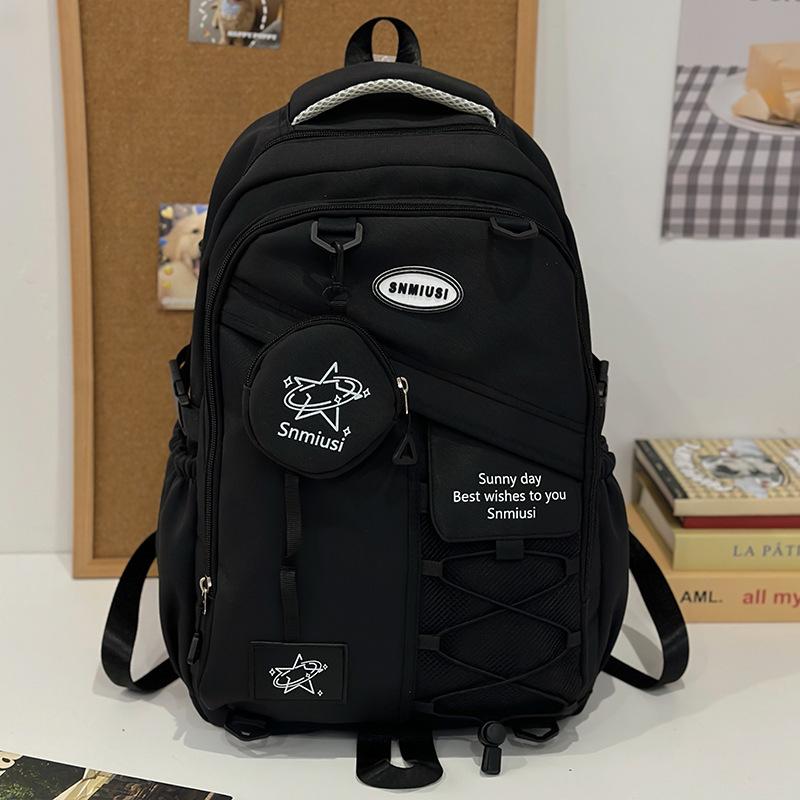 Male and Female Students Schoolbags Elementary School Students Junior High School Students High School Large Capacity Backpacks