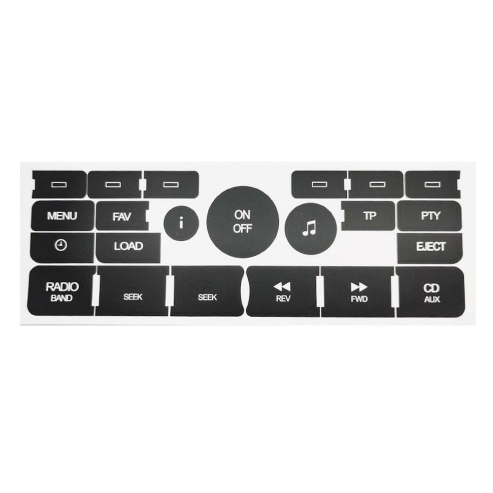 Control Cell Repair Decal 2007-09 Decal Stereo Radio Decal Black Decal With White Letters Firm Control Cell Fit For Saab 9-3 China Mainland