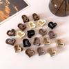 10Pcs/set Small Flower Hair Claw Clips for Women Girls Matte Rectange Jaw Clips Semicircle Barrettes for Thin Hair