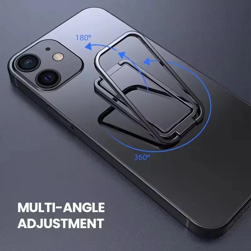 Xiaomi Phone Ring Holder for iPhone Pro Xiaomi Finger Kickstand 360 Degree Rotation Metal Cell Phone Ring Grip Foldable Cellphone Stand