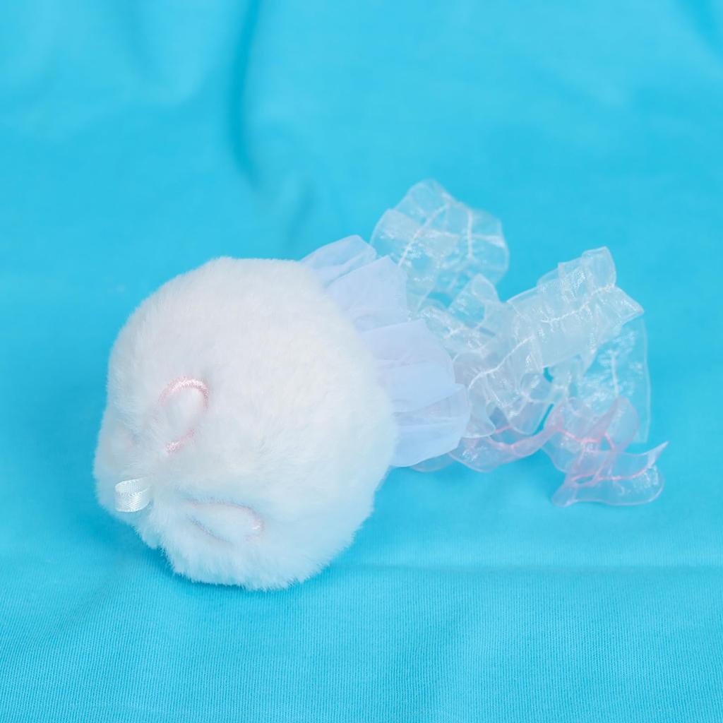Takeoff Plush Toy Sweet Jelly (Jellyfish) S White & Pink