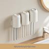 Punch-Free Wall-Mounted Toothbrush Holder & Cup Set