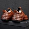 100% Echtes Rindsleder Freizeitschuhe für Herren Krokodilleder Formelle Schuhe Männlich Business Hochzeit Slipper Mode Büroschuhe