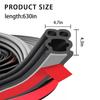 52.49ft Car Door Seal Strip, Self Adhesive Weather Stripping