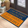 Inspirational Quote Door Mat Carpet Non-Slip Entrance Rug Home Decoration Indoor Floor Mat for Living Room Bedroom Multicolor