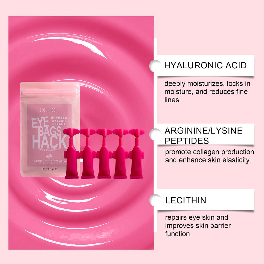 Крем для кожи вокруг глаз против морщин, увлажняющий, компактный, уменьшающий морщины, для тонких линий и дряблости, защитный, восстанавливающий эластичность кожи вокруг глаз