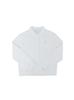 FAZED Frill 6-Button Pique Shirt_White