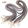 Handgefertigte Mode 3mm Galvanisierte Lesebrillen Kette Perlen Lanyard Damen Sonnenbrillen Schnüre Brillen Masken Halter Geschenk