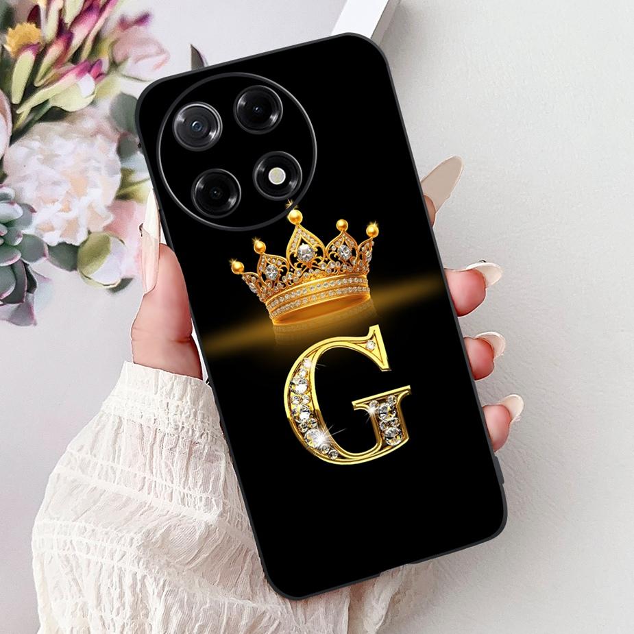 For Tecno Camon 30S Case Camon30 Pro CL8 New Crown Letters Cover Soft Silicone Case For Tecno Camon 30 Premier Camon30 5G Fundas