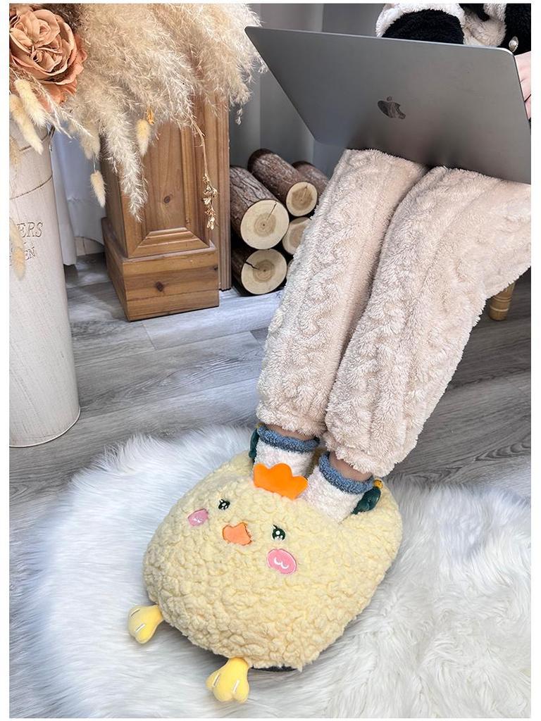 Vinteruppvärmd fotvärmardyna för flickor - Uppladdningsbar varmvattenflaska täcke