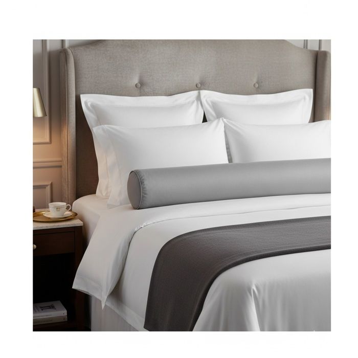 Taie de traversin 45 x 185 cm Edens gris