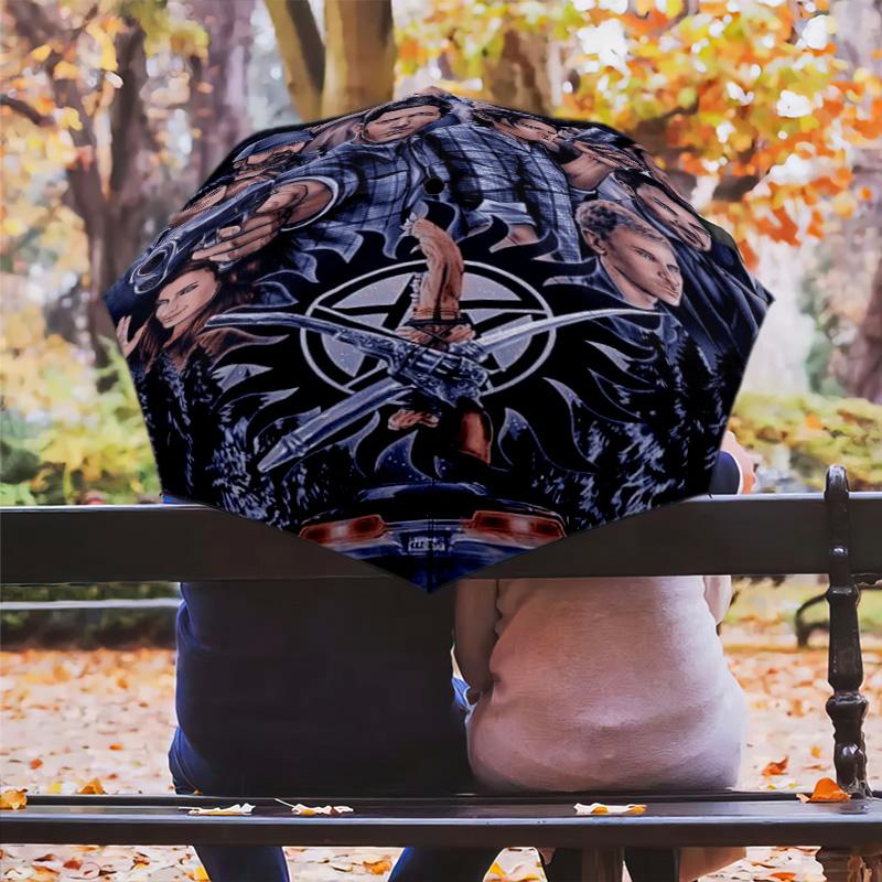 Supernatural Forces Unleashed Folding umbrella Umbrella Suitable for all seasons light outdoor Three folds