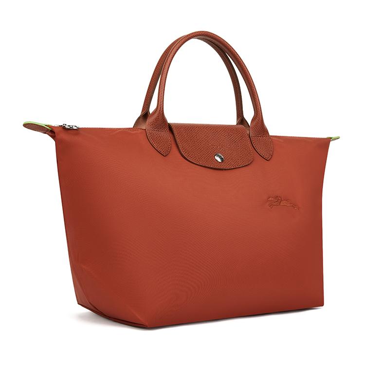 Longchamp Zipper Closure Snap Foldable Nylon Tote Bag Women Tote Bags Red 1623919404
