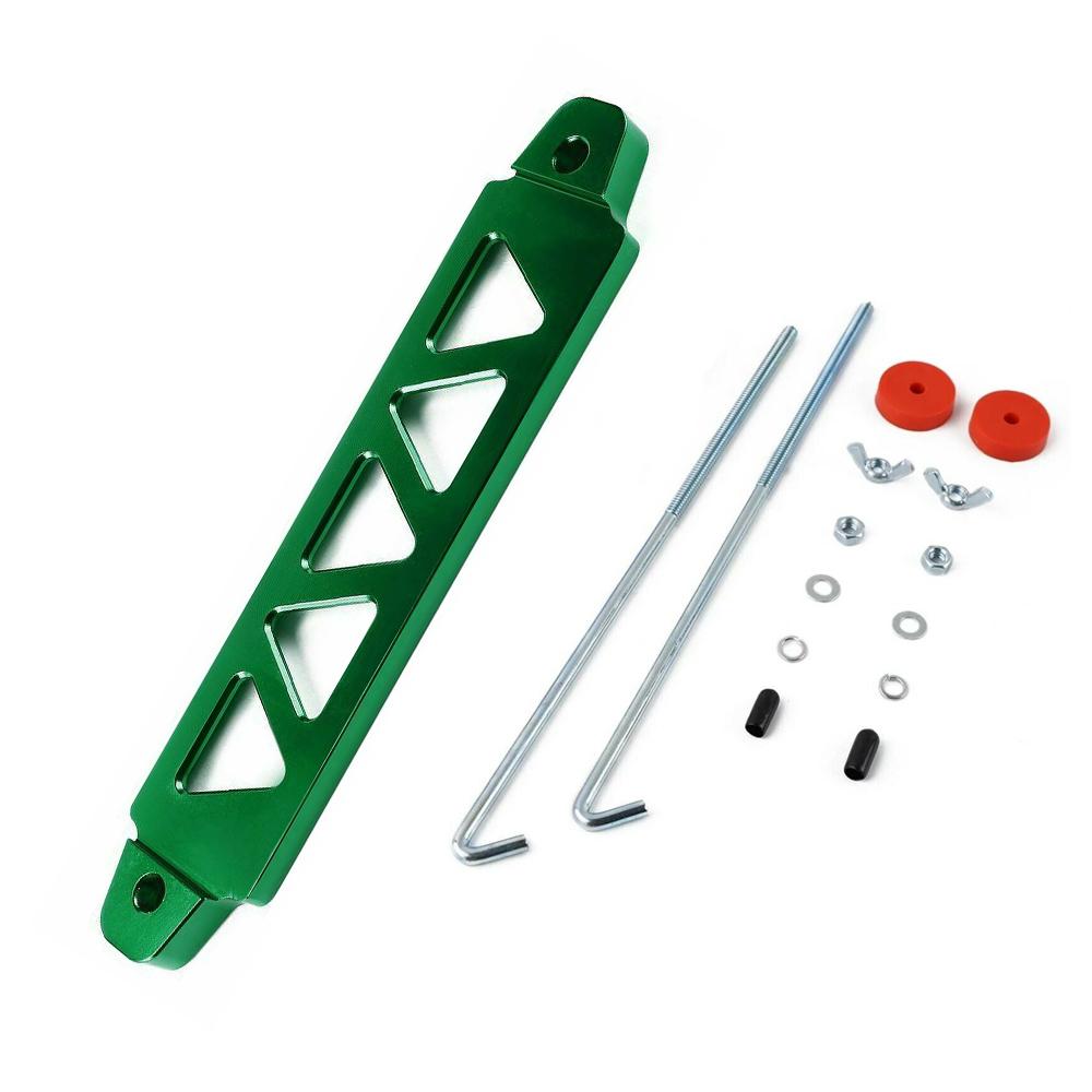 218mm/190mm Aluminium Universal Batterie Auto Batterie Tie Down Halterung Halterung Brace Bar für Honda Civic EK