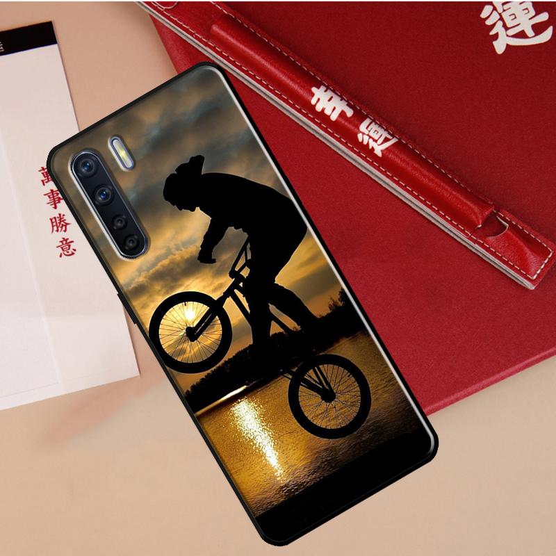 BMX Bike Extreme Sport Case For Oppo A60 A98 A58 A78 A18 A38 A80 A40 A77 A57 A17 A74 A54 A94 A96 A76 A16 A15 A5 Pro