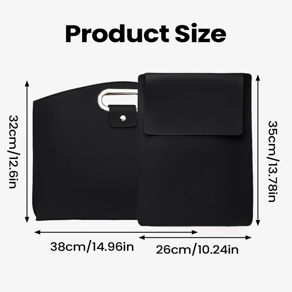 

Computer Bag PU Leather Fashion Purse PU Leather Laptop Carrying Case Set For Men Workplace School College Computer Business