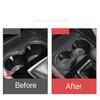 For Mazda 3 Axela  Car Central Console Water Cup Cover Sticker Trim    ABS Plastic Carbon Fiber Style
