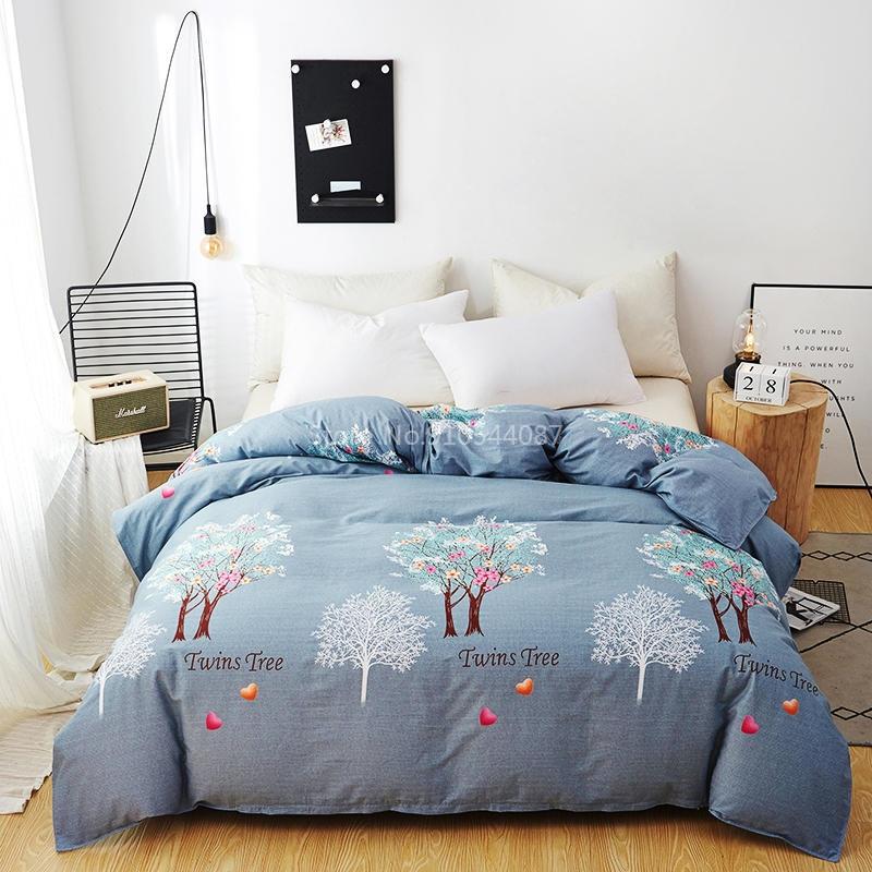 Sunflower Flowers Cotton Duvet Cover Printed Quilt Cover with Zipper Single Double Queen King Comforter Blanket Case Textile 1pc