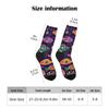 Ocean Elements Bunter Fischdruck Unisex Mode Socken Harajuku Retro Abstrakte Kunst Crew Socken Weiche Atmungsaktive Freizeit Sportsocken