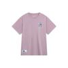 Li Ning X Disney T Shirts Women's Mystic Purple Crew Neck Moderate Straight Fit AHST500-3
