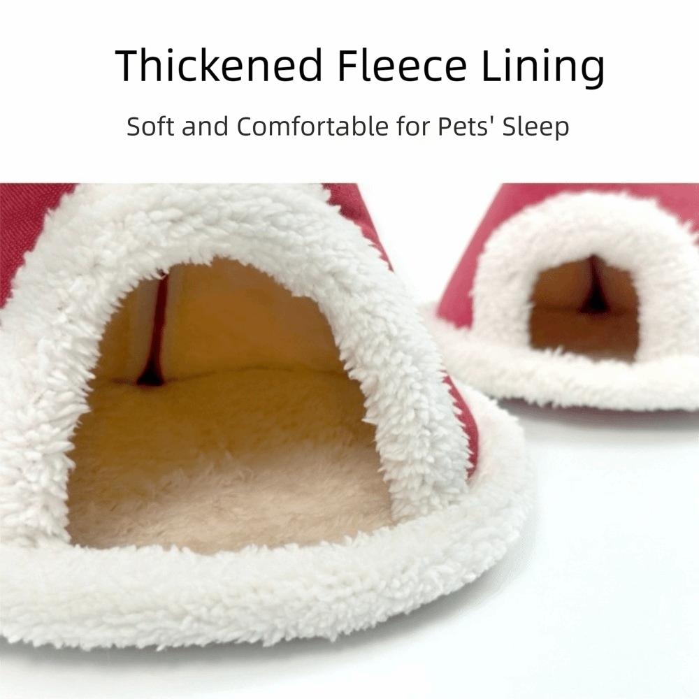 Soft Plush Hamster Sleeping Nest Thickened Warm Pet Cotton Hut New Year
