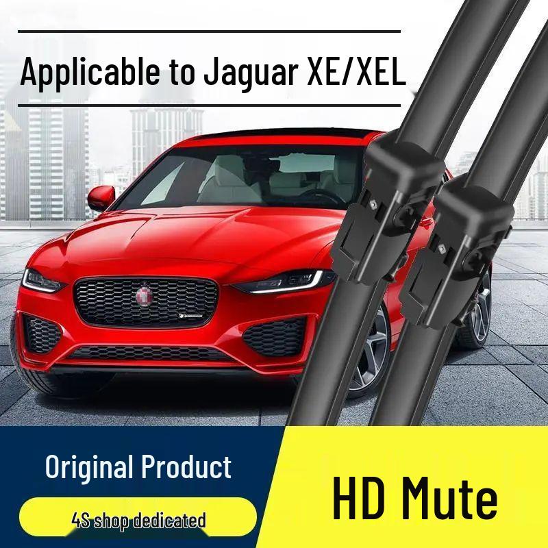 Jaguar XE/XEL Frameless Silent HD Wiper Blade with Original Rubber Strip Jaguar XEL (2018-2021) Front Wiper Pair
