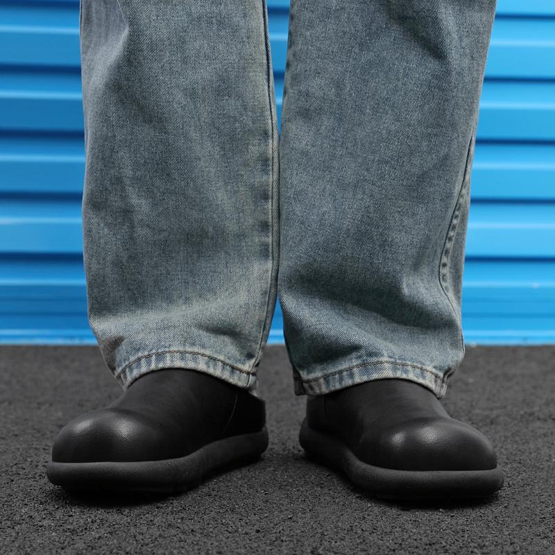 Fashion Men's Slip-On Mule Shoes New Arrival Slippers Anti-Skid Sole Fashion Loafers Lightweight Indoor Outdoor Shoes Comfortable Flats