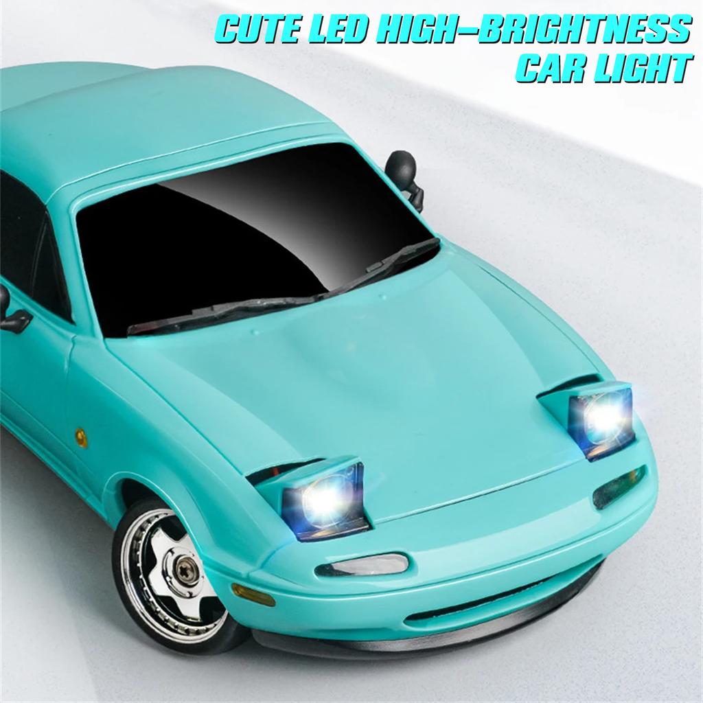 Remote Control Car, 2.4GHz Rechargeable Car Toy for Boys Girls, 1/18 Scale Drift Vehicle with