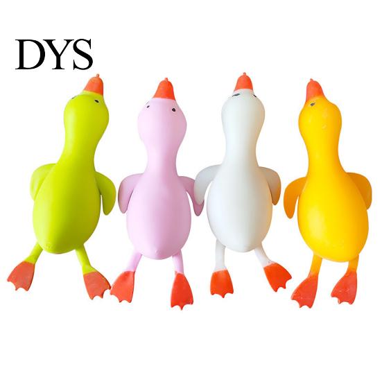 Duck Squeeze Toy 1/4Pcs Mini Lying Anxiety Relief Sensory Slow Rising Animal Stress Ball School Office Desk Fidget