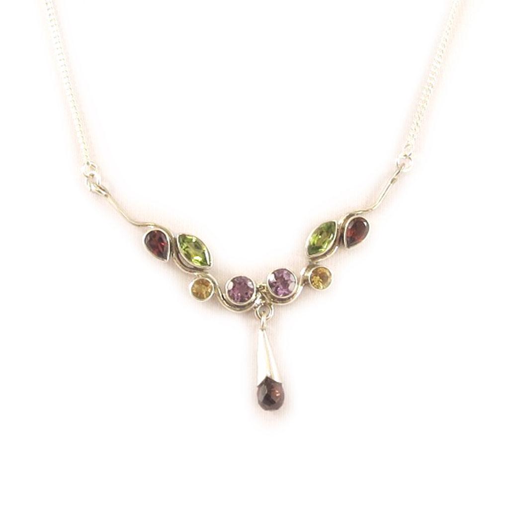 Les Trésors De Lily [D3863] – Tutti Frutti „Heaven“-Silberhalskette